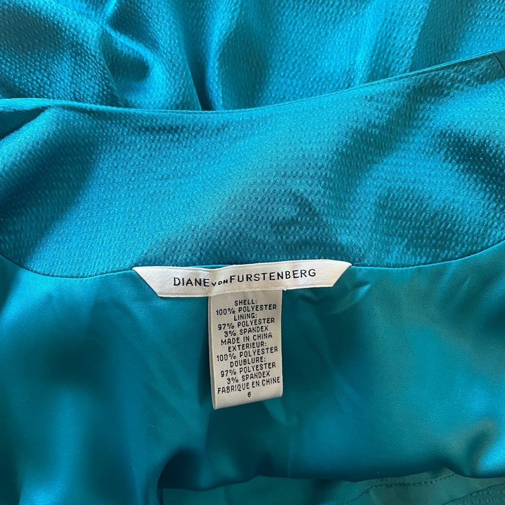 Diane Von Furstenberg Vibrant Blue Dress - Picture 4 of 5